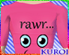 K! rAwR pink (M)