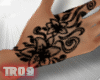 Sandy Orhidee Hand Tatto