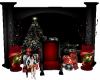 Santa Throne And Helpers