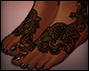 # feet henna | black v1