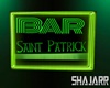 St Patrick BAR  Neon