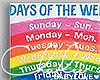 ❤ Days of the Week