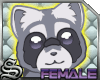 [S] Cute racoon gray [F]