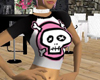 Avril skull t shirt