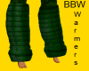 BBW Green Leg Warmers 2