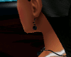 [EC] black Pearl Earring