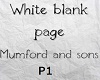 White Blank Page P1
