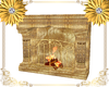 Golden Divine Fireplace