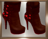 Brown Heart Boots