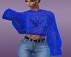 Electric Blue Sweater