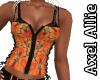 AA Orange Corset Top