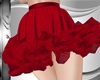Sue red ruffle skirt