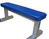 Blue Flat Bench