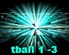 teal disco ball light