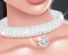 Snowflake White Choker