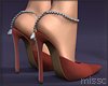 $ Crystal Anklet RED