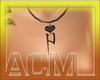 [ACM] Necklace P Onyx