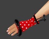 Rockabilly red gloves