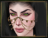 Dune Face-jewel - Gold
