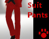 Red Suit Pants