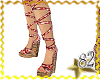 *82 Red Strappy Shoes