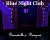blue night club light