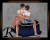 Blue GoldHeartSeat+Pose
