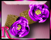 *R* Purple Rose Bracelet