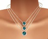 Teal and Silver Necklace