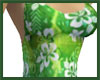 Green Hibiscus Swimsuit