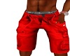 Red Khaki Shorts