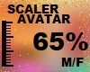 65 % AVATAR SCALER M/F