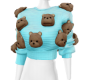 bear sweater blue e