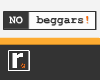 r.-no beggars