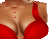 Red Chest Back Piercing