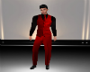 suit vest red black