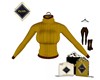 JUSTRE SWEATER GLDBRN