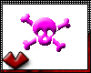 (V) Pink Skull