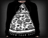 Pizza Dark Sweater/M