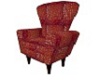 red croc chair