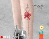 Leg tattoo