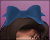 Blue Bow Headband