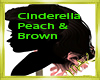 Cinderella Peach & Brown