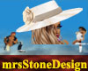 *MS* Creme hat rose
