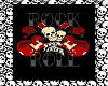 RockNRoll Skull rug