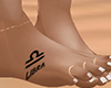 Libra Tattoo Feet
