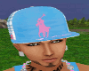 blu/pink polo fitted