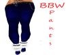 BBW Blue Butterfly pants