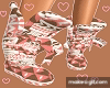 Snow Boots pink & brown