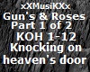 Knocking heaven's doo